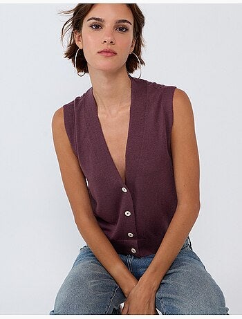 Gilet con cashmere, mo fashion