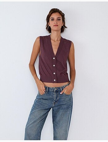 Gilet con cashmere, mo fashion