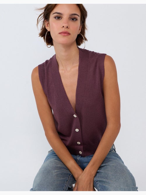 Gilet con cashmere, mo fashion - Kiabi
