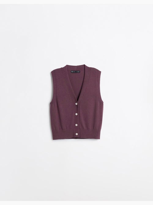 Gilet con cashmere, mo fashion - Kiabi
