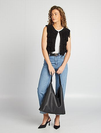 Gilet con frange