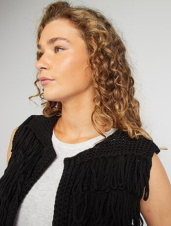Gilet con frange
