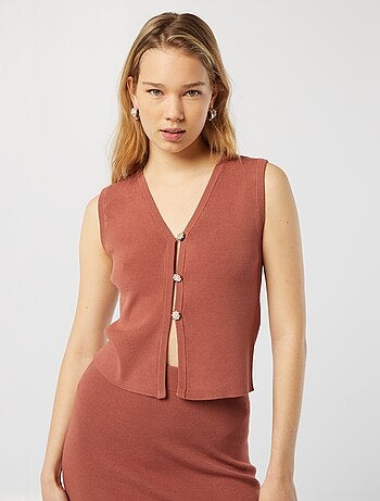 Gilet con gioielli