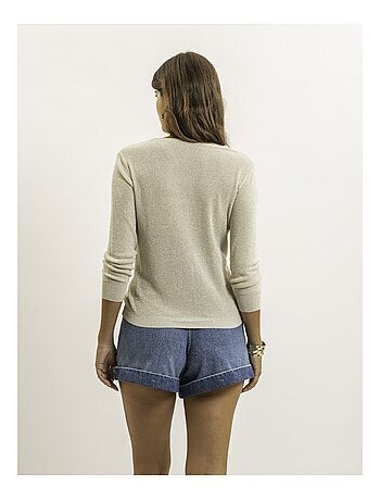 Gilet con lurex KEVEL