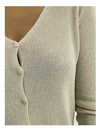 Gilet con lurex KEVEL