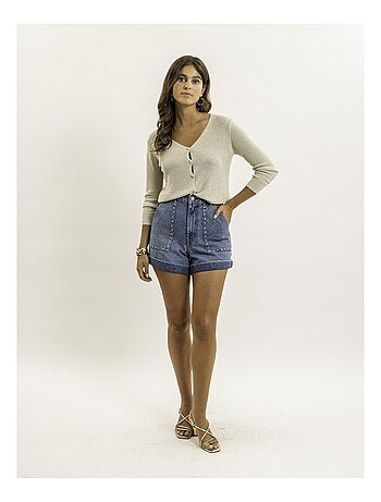 Gilet con lurex KEVEL