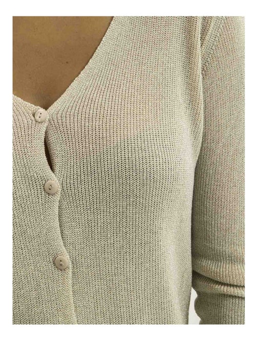 Gilet con lurex KEVEL - Kiabi