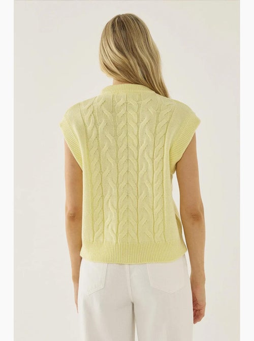 Gilet con motivo a treccia per capelli hiccup - Kiabi Gilet con motivo a treccia per capelli hiccup - Kiabi