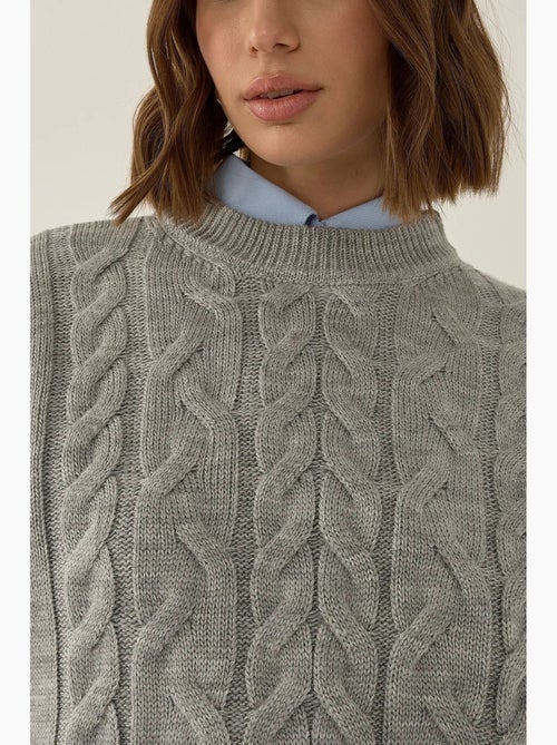 Gilet con motivo a treccia per capelli hiccup - Kiabi