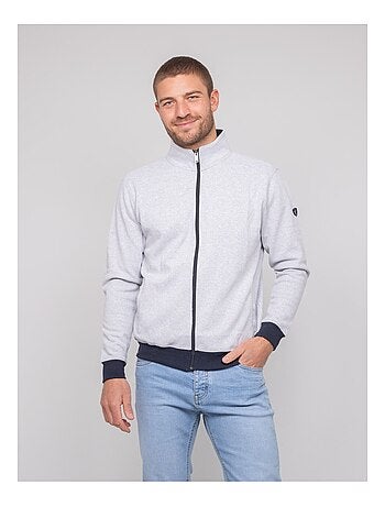 Gilet con zip cotone WISLAND