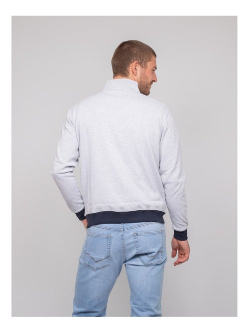 Gilet con zip cotone WISLAND - Kiabi