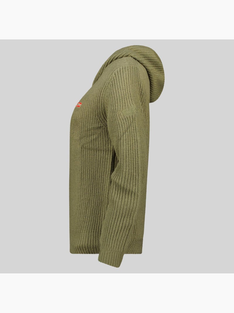 Gilet con zip flexibus – geographical norway Verde oliva - Kiabi