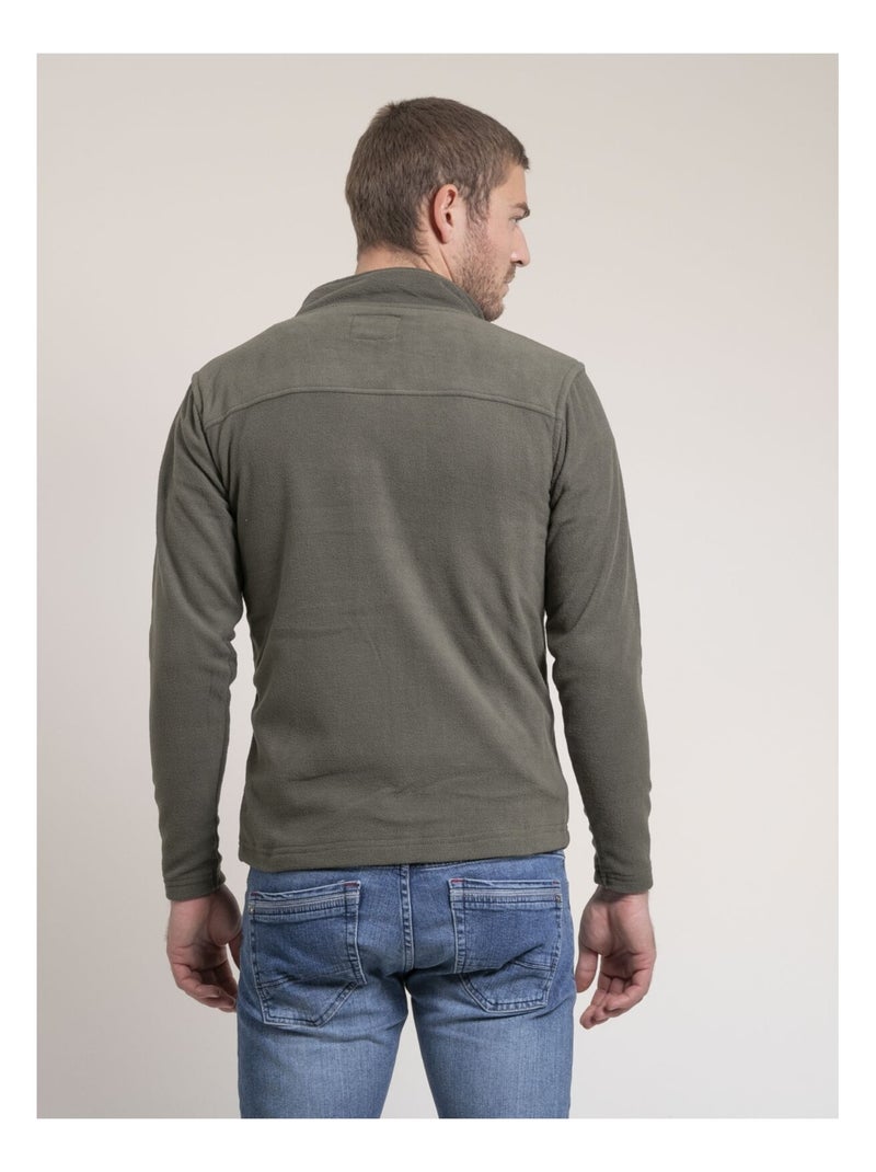 Gilet con zip in pile WECATLON Cachi - Kiabi