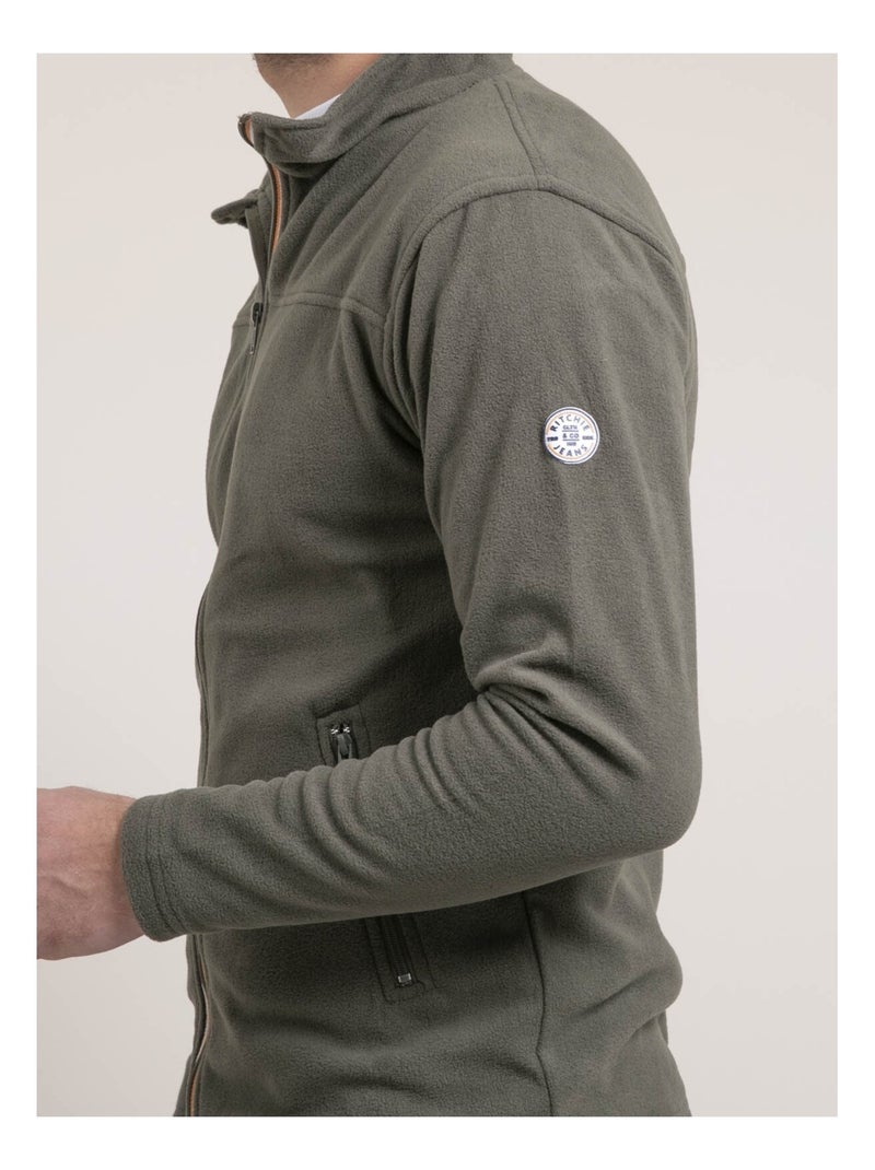 Gilet con zip in pile WECATLON Cachi - Kiabi