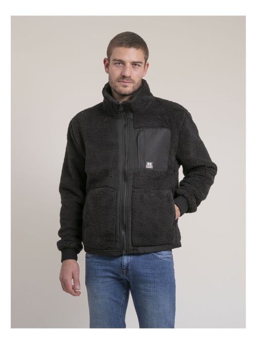 Gilet con zip in pile ZAMASKA - Kiabi