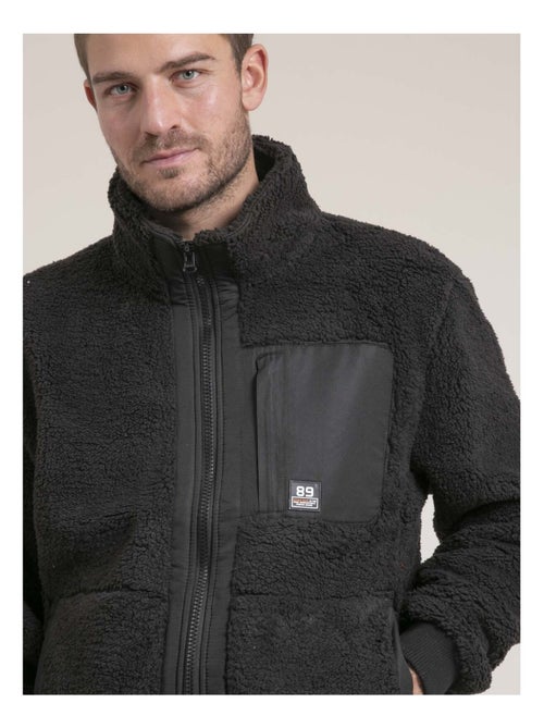 Gilet con zip in pile ZAMASKA - Kiabi