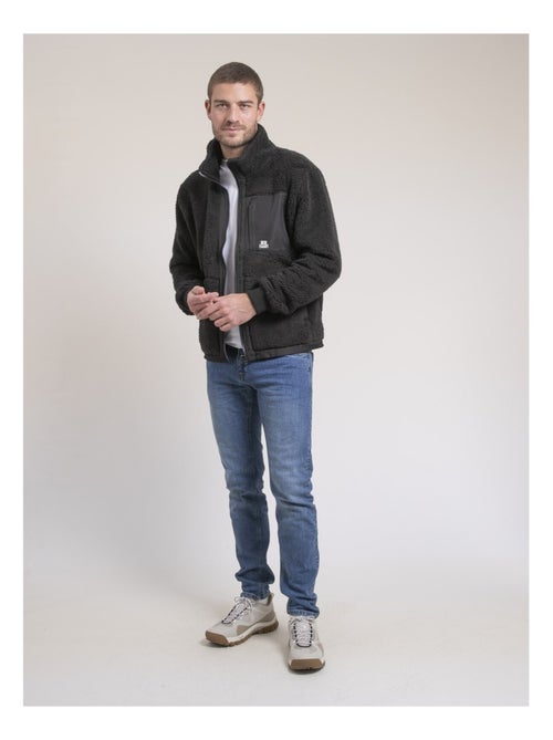 Gilet con zip in pile ZAMASKA - Kiabi