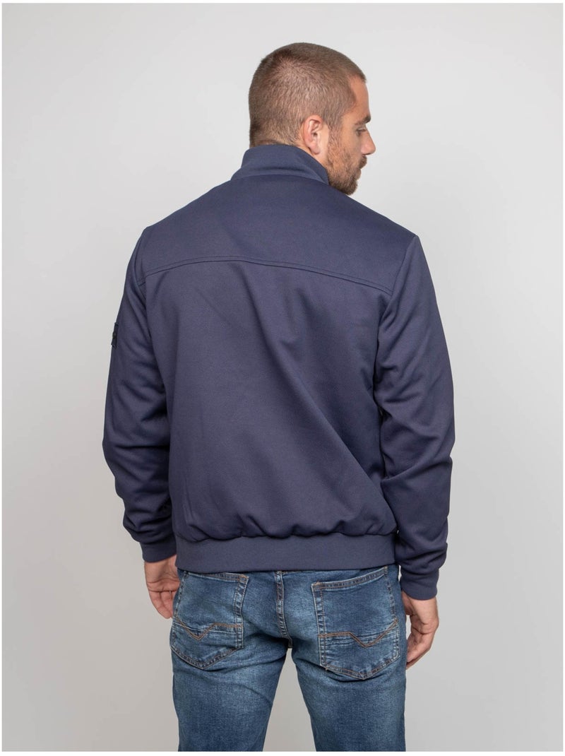 Gilet con zip ZOLAGANE Blu marino - Kiabi