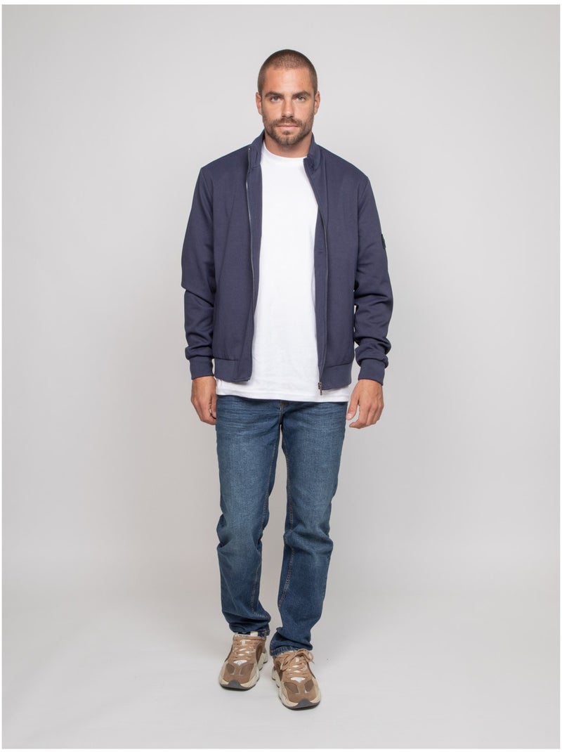Gilet con zip ZOLAGANE Blu marino - Kiabi