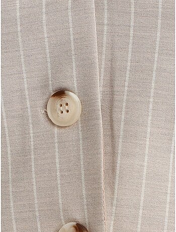 Gilet corto a righe dilvin