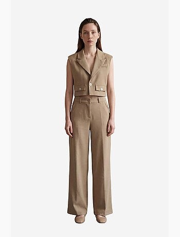 Gilet corto abbottonato my fashion