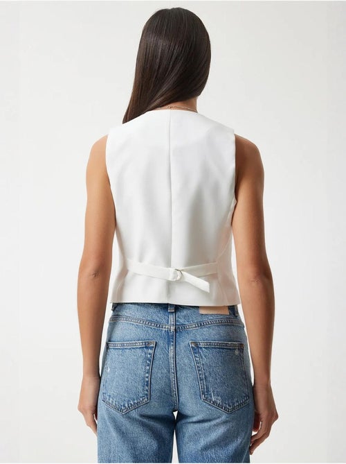 Gilet corto con bottoni istanbul - Kiabi