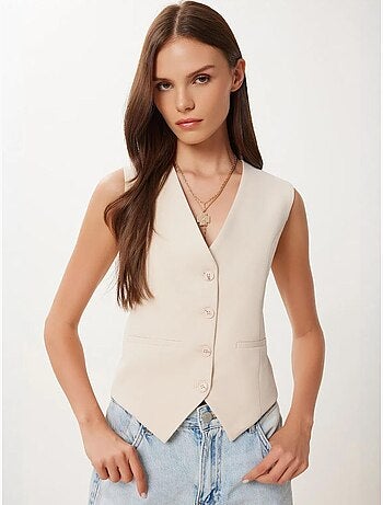 Gilet corto con bottoni istanbul