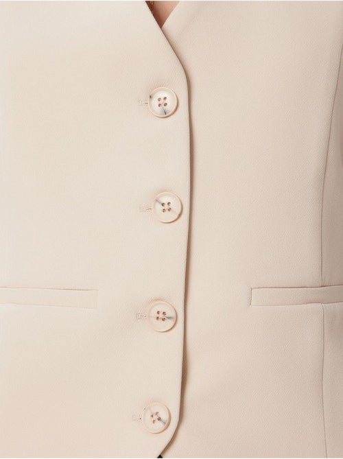 Gilet corto con bottoni istanbul - Kiabi Gilet corto con bottoni istanbul - Kiabi