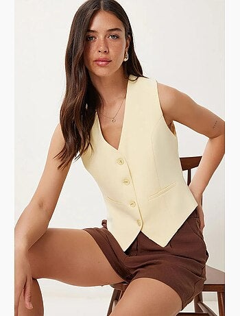 Gilet corto con bottoni istanbul