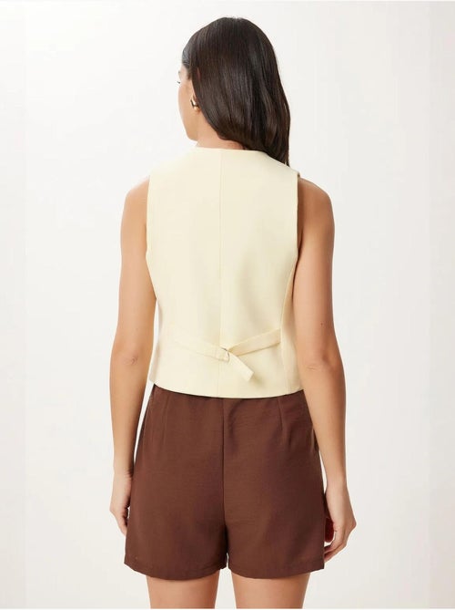 Gilet corto con bottoni istanbul - Kiabi Gilet corto con bottoni istanbul - Kiabi