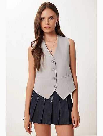 Gilet corto con bottoni istanbul