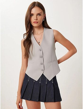 Gilet corto con bottoni istanbul