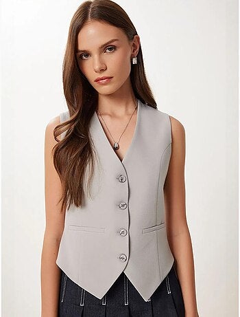 Gilet corto con bottoni istanbul