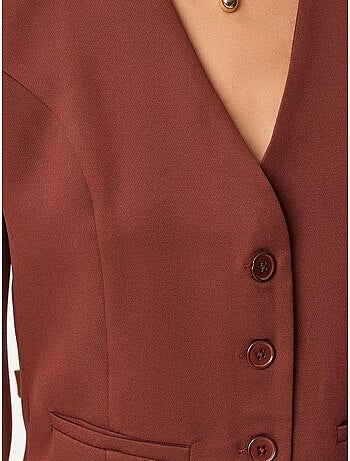 Gilet corto con bottoni istanbul