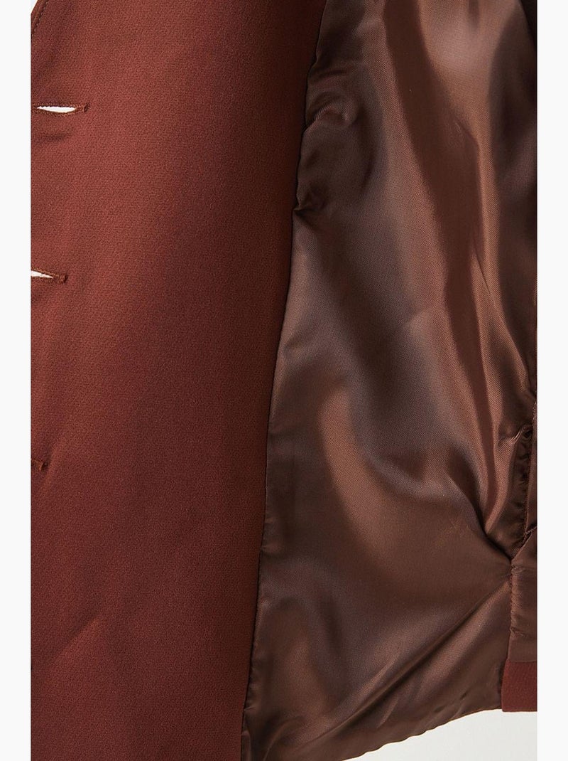 Gilet corto con bottoni istanbul Marrone cioccolato - Kiabi