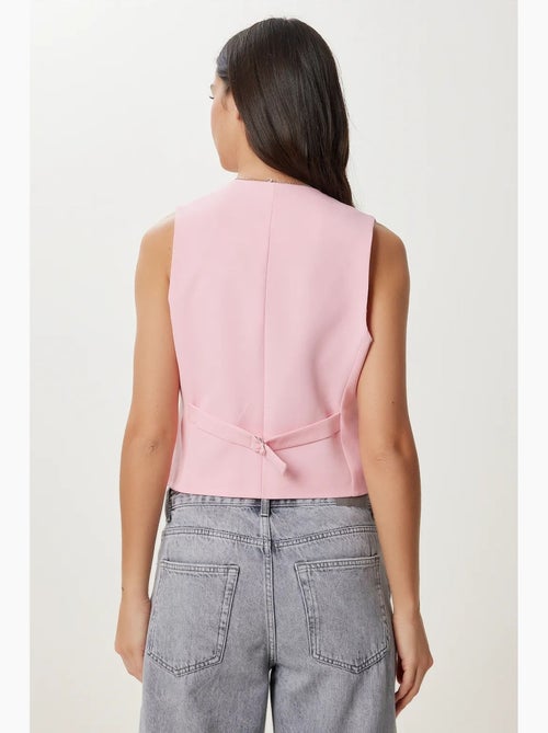 Gilet corto con bottoni istanbul - Kiabi Gilet corto con bottoni istanbul - Kiabi