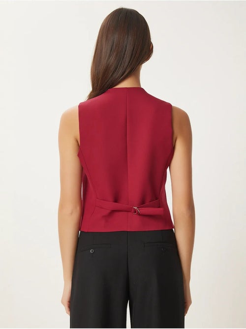 Gilet corto con bottoni istanbul - Kiabi Gilet corto con bottoni istanbul - Kiabi