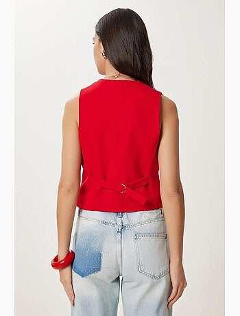 Gilet corto con bottoni istanbul