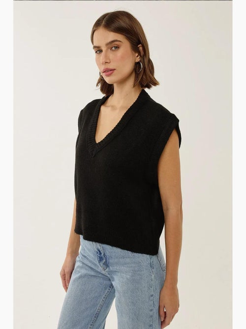 Gilet corto con scollo a v hiccup - Kiabi