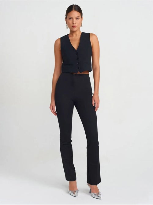 Gilet cropped in crêpe da donna dilvin - Kiabi Gilet cropped in crêpe da donna dilvin - Kiabi