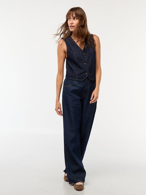 Gilet da abito in denim - Kiabi