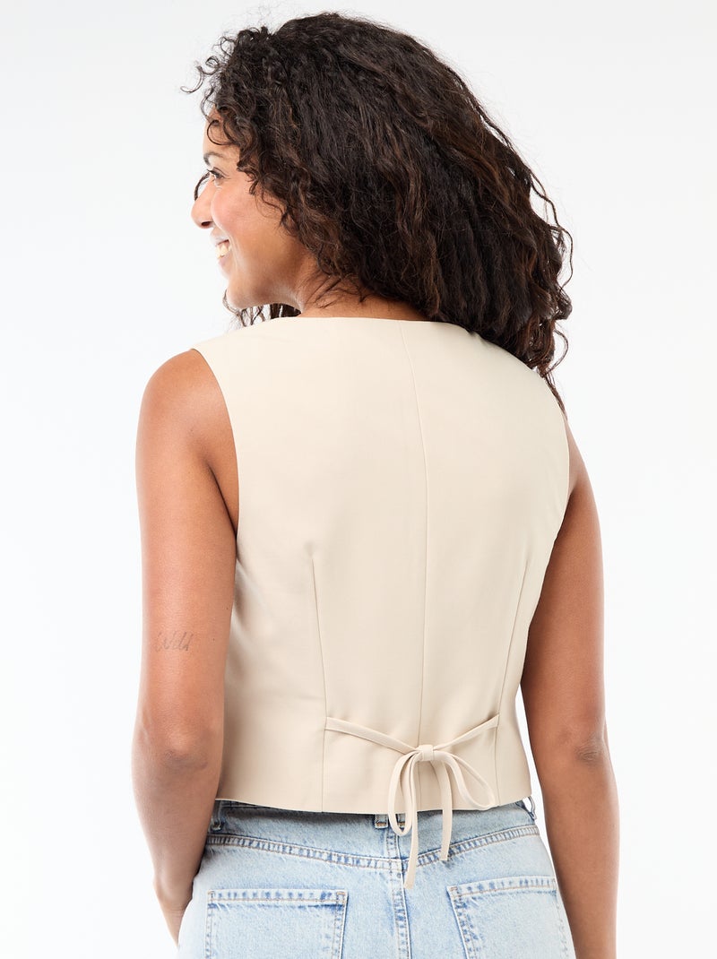 Gilet da abito senza maniche Grigio - Kiabi