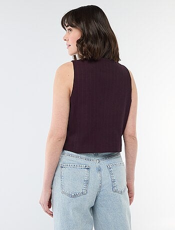 Gilet da abito senza maniche