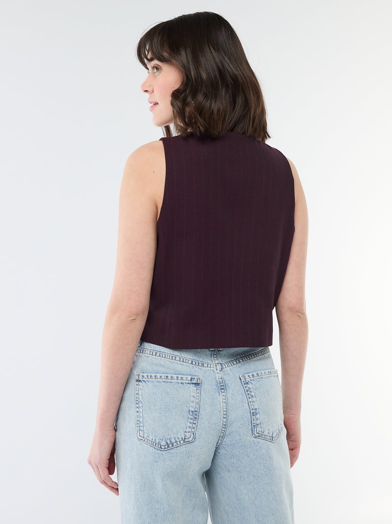 Gilet da abito senza maniche Rosso - Kiabi