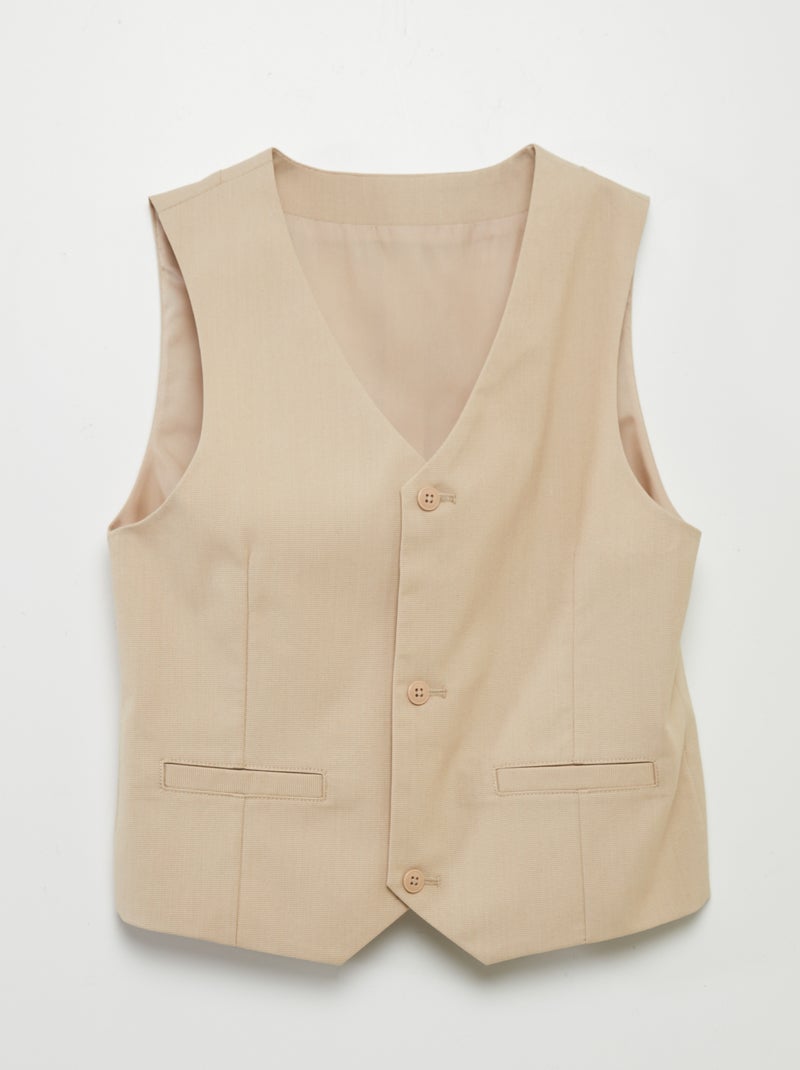 Gilet da completo BEIGE - Kiabi