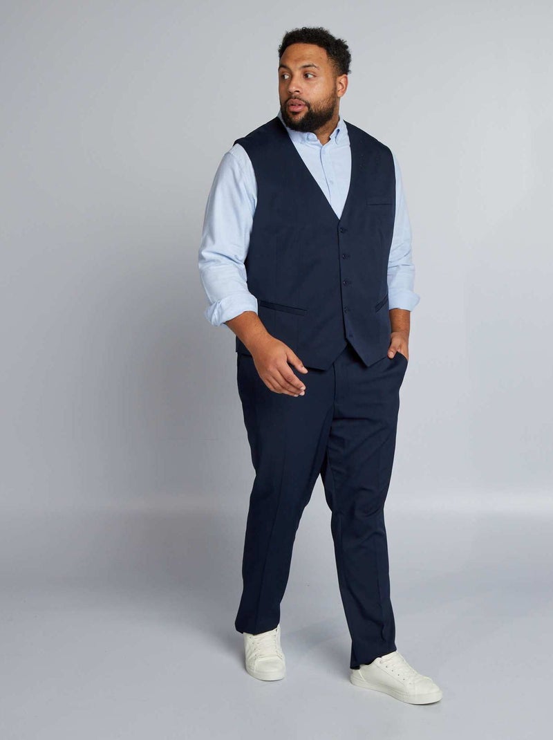Gilet da completo slim blu - Kiabi
