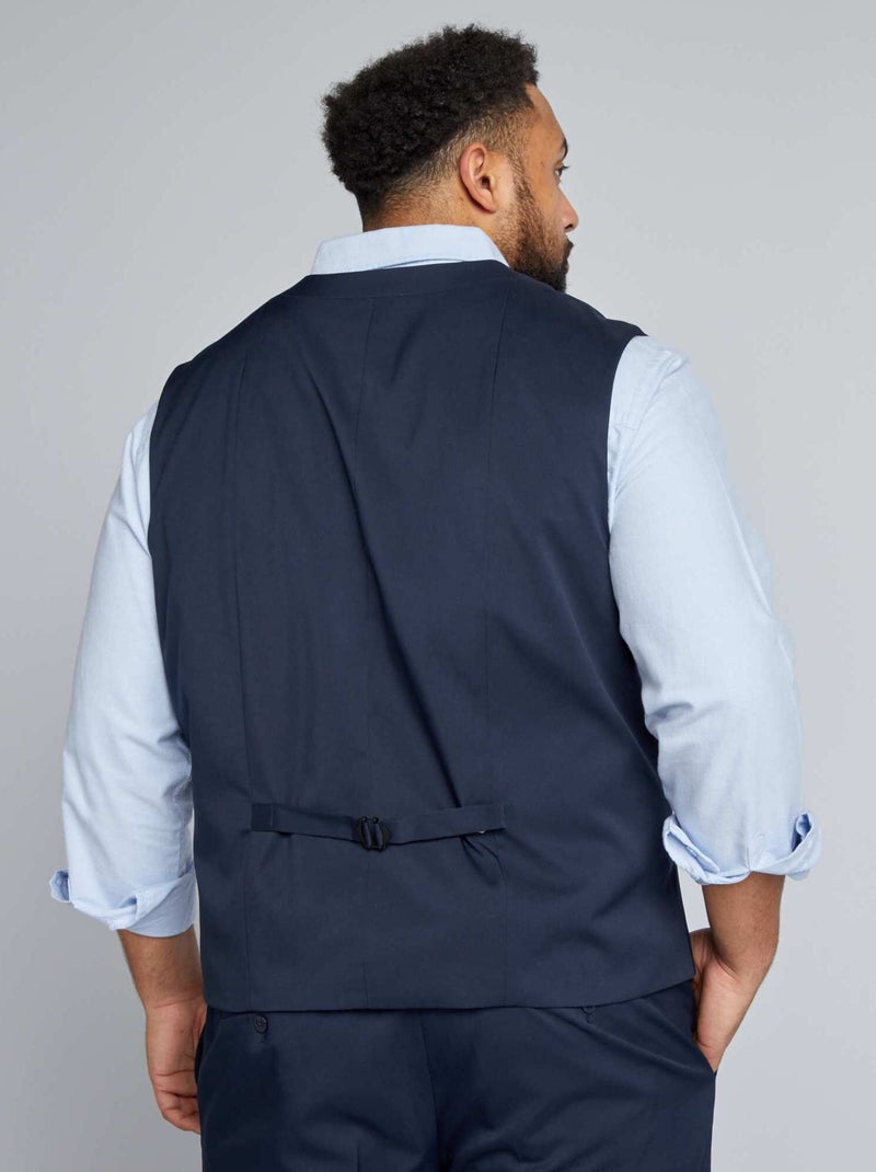 Gilet da completo slim blu - Kiabi