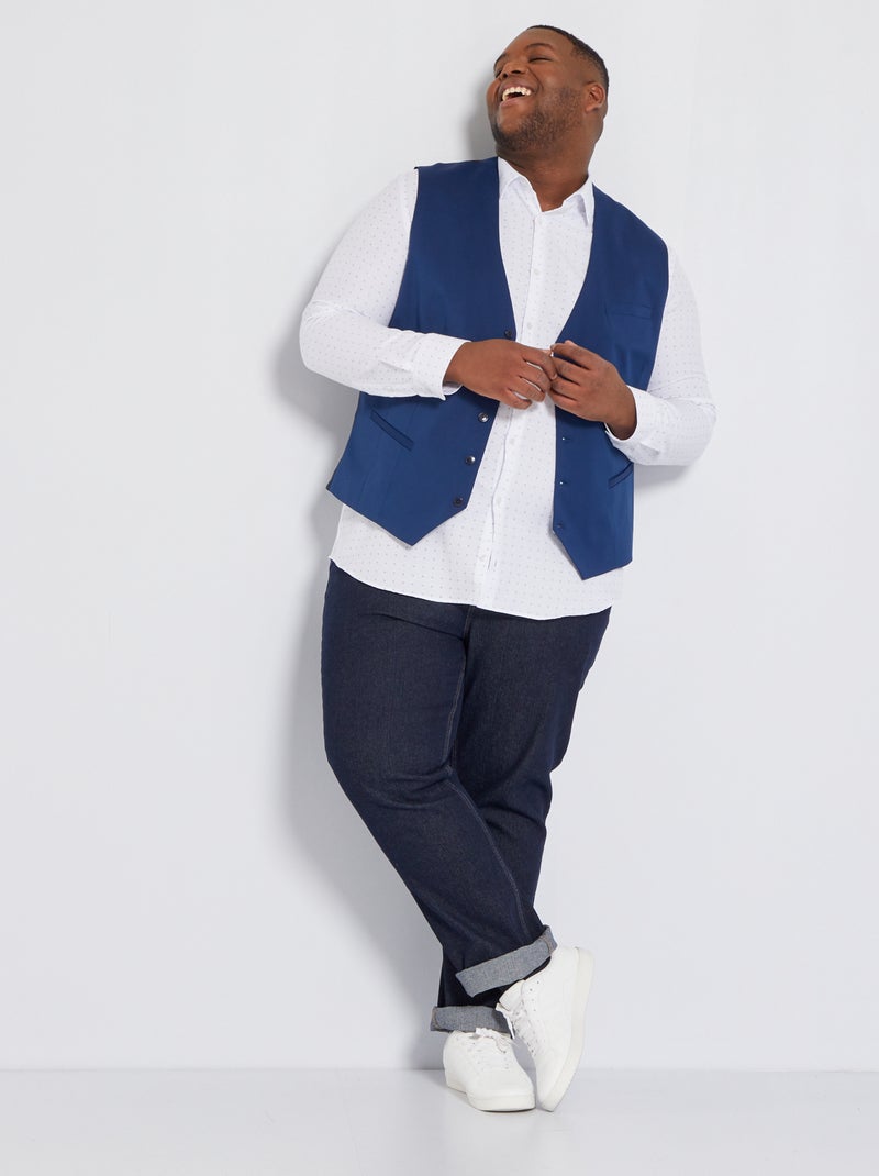 Gilet da completo slim BLU - Kiabi
