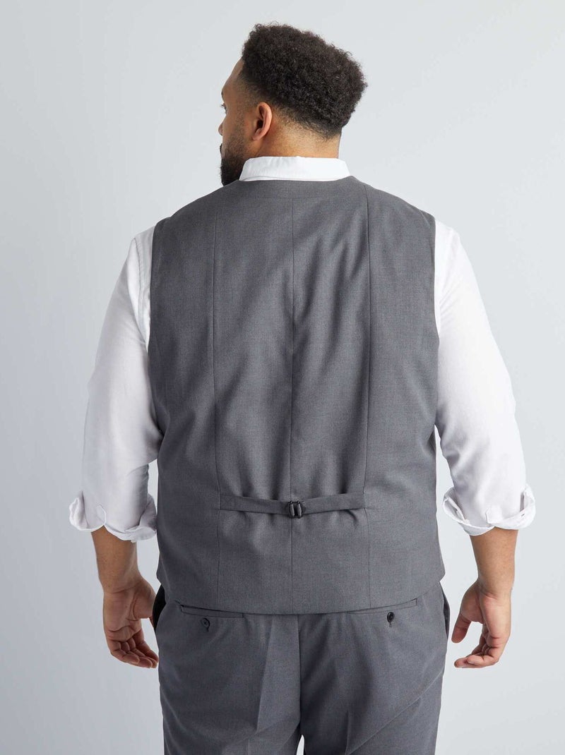 Gilet da completo slim GRIGIO - Kiabi