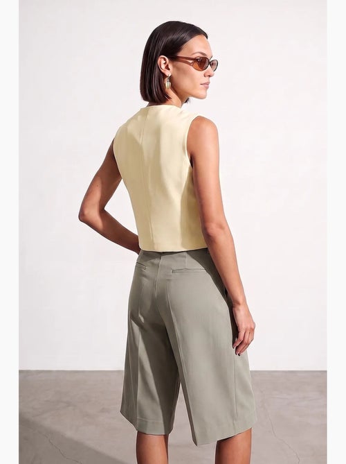 Gilet da donna in crepe tessuto dilvin - Kiabi